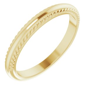 14K Yellow Matching Band